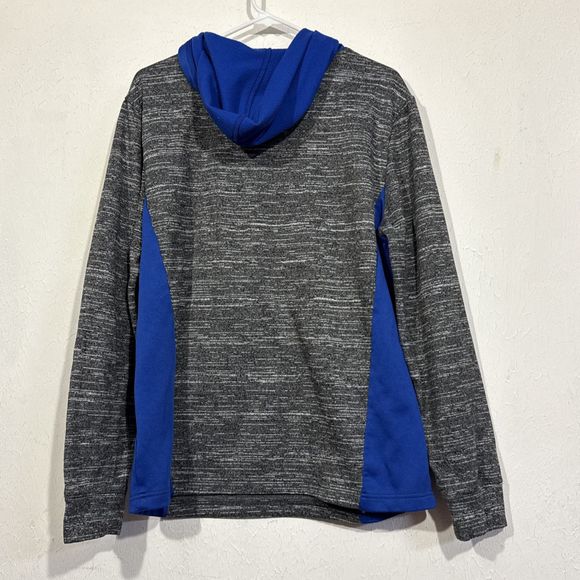 Men’s Medium Fanatics Golden State Warriors Pullover Hoodie Gray And Blue - Picture 4 of 4